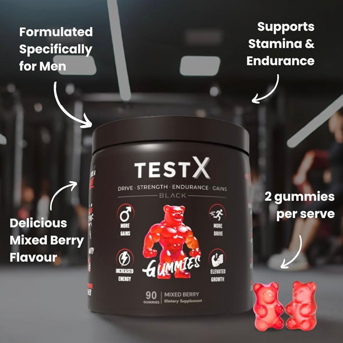 TestX Gummies Testosterone Booster