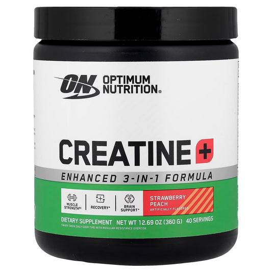 Optimum Nutrition Creatine+ - Flavoured Creatine & Electrolyte Blend - 40 Serves