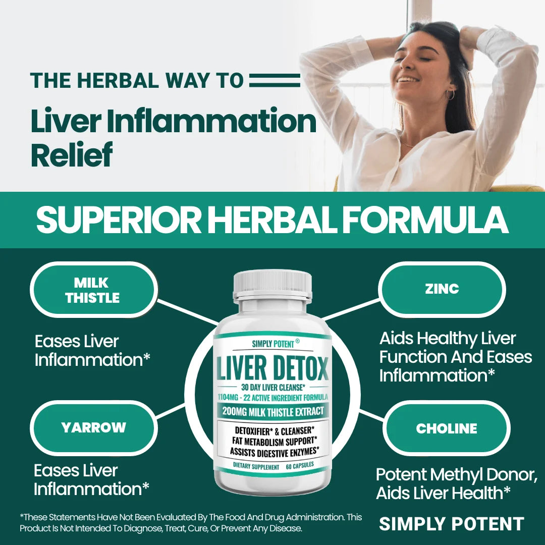 Simply Potent - Liver Detox - 60 Capsules