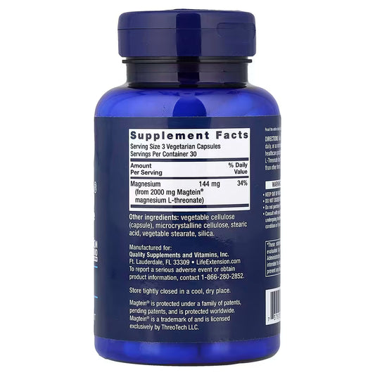 Life Extension - Neuro-Mag® Magnesium L-Threonate - 90 Capsules