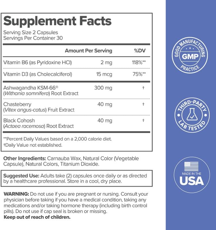 O Positiv MENO Vitamins for Menopause - Hormone-Free Menopause Supplement