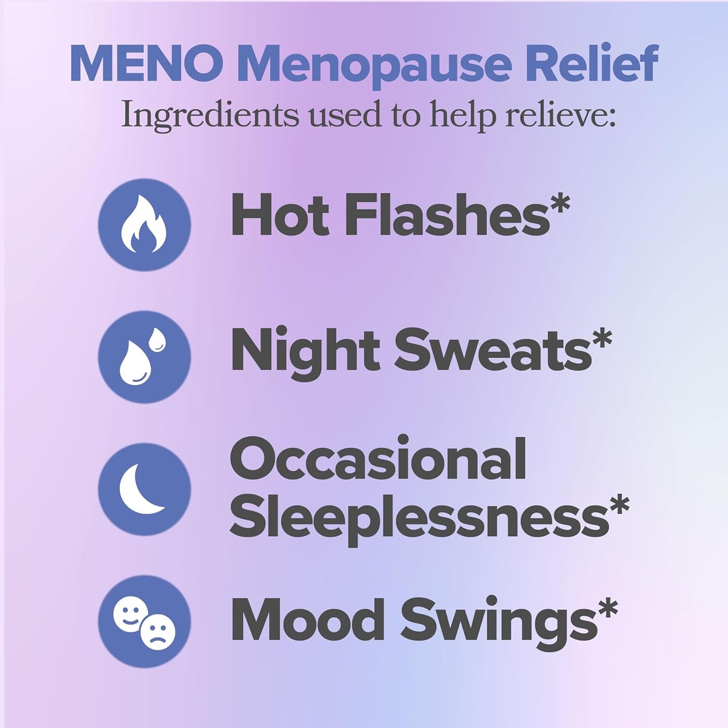 O Positiv MENO Vitamins for Menopause - Hormone-Free Menopause Supplement