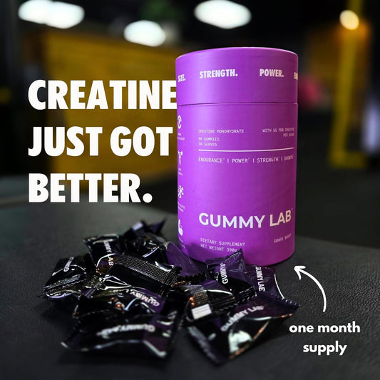 Creatine Gummies 5G by The Gummy Lab - Grape Burst