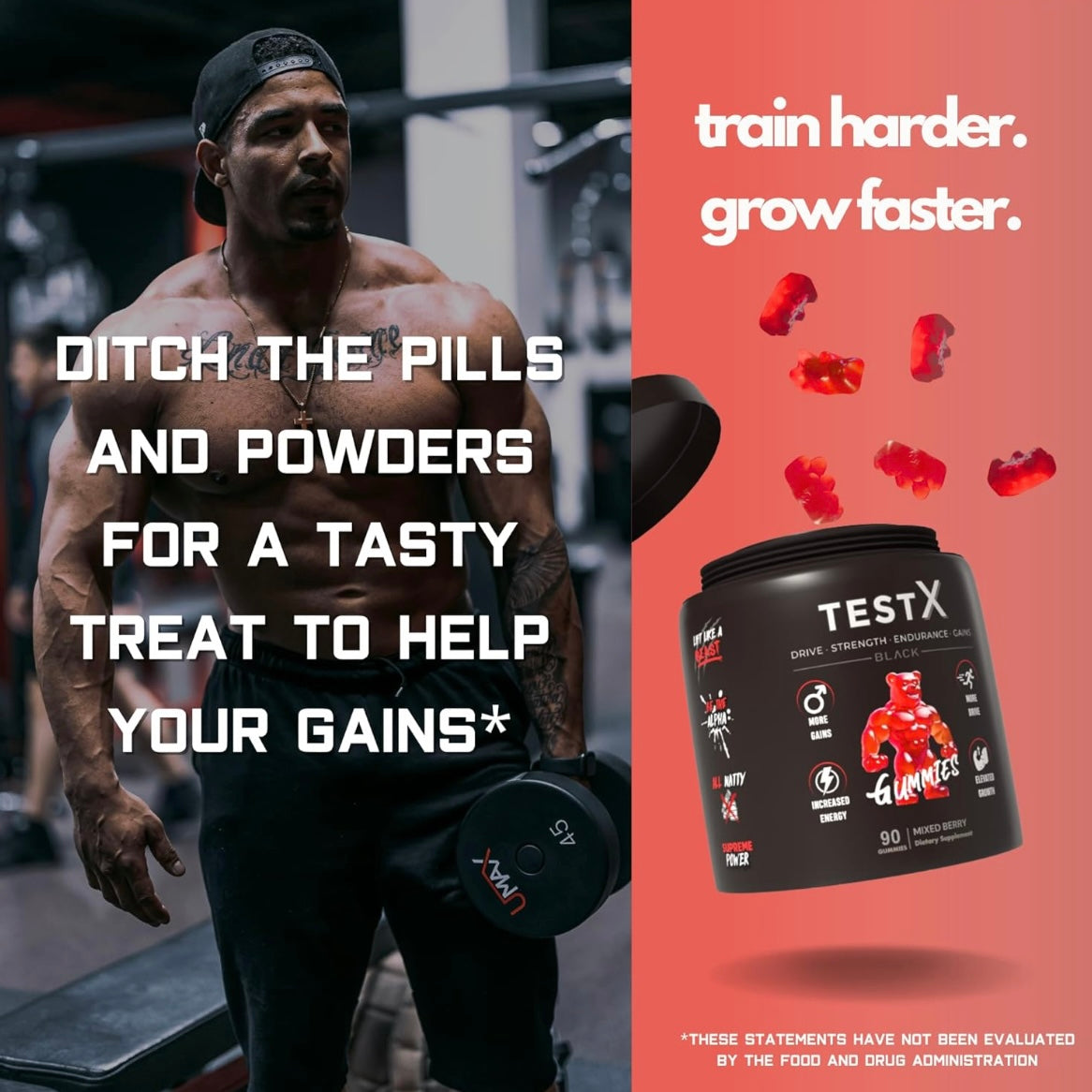 TestX Gummies Testosterone Booster