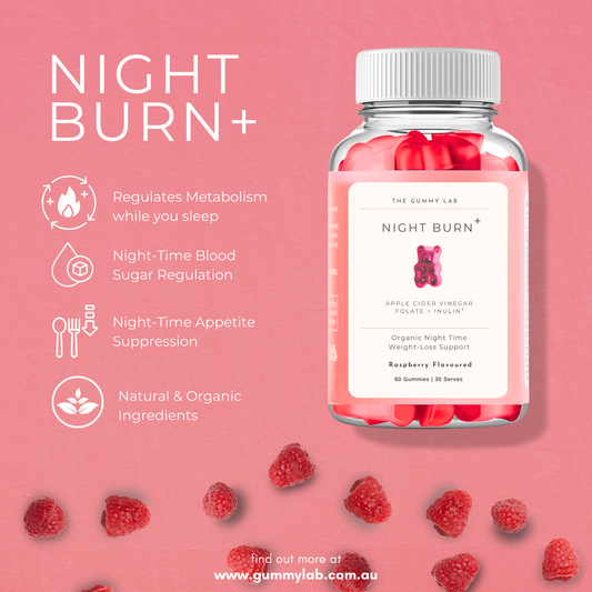 Night Burn Gummies with Apple Cider Vinegar
