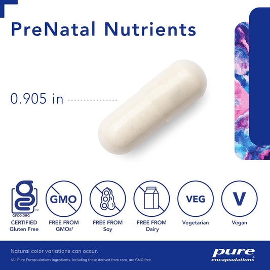 Pure Encapsulations PreNatal Nutrients - for Pregnancy & Lactation