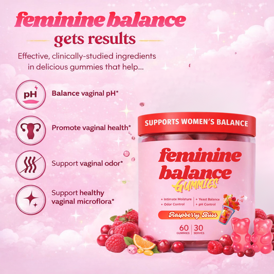 Women's Vaginal Probiotic Gummies with Cranberry