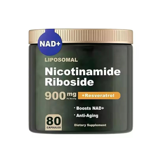Liposomal NAD+ 900mg + Resveratrol 90 Capsules USA Made