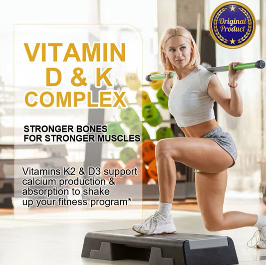 Vitamin D3 + K2 Softgels - 60 Count