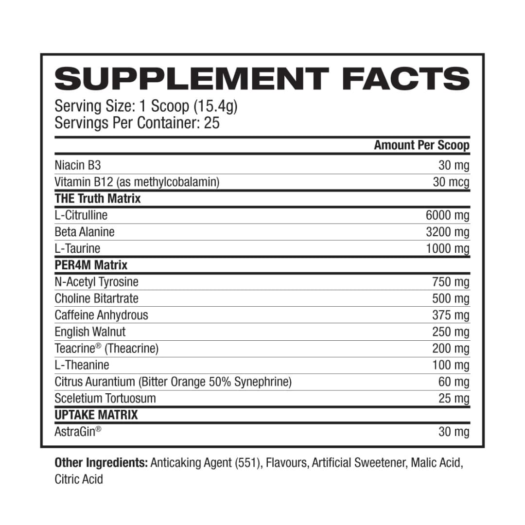 DVST8 BBD by Inspired Nutraceuticals - 25 Serves - Pre-Workout