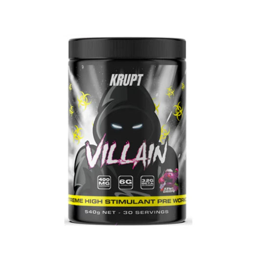 Krupt - Villain - Extreme High-Stimulant Pre-Workout - 30 Serves