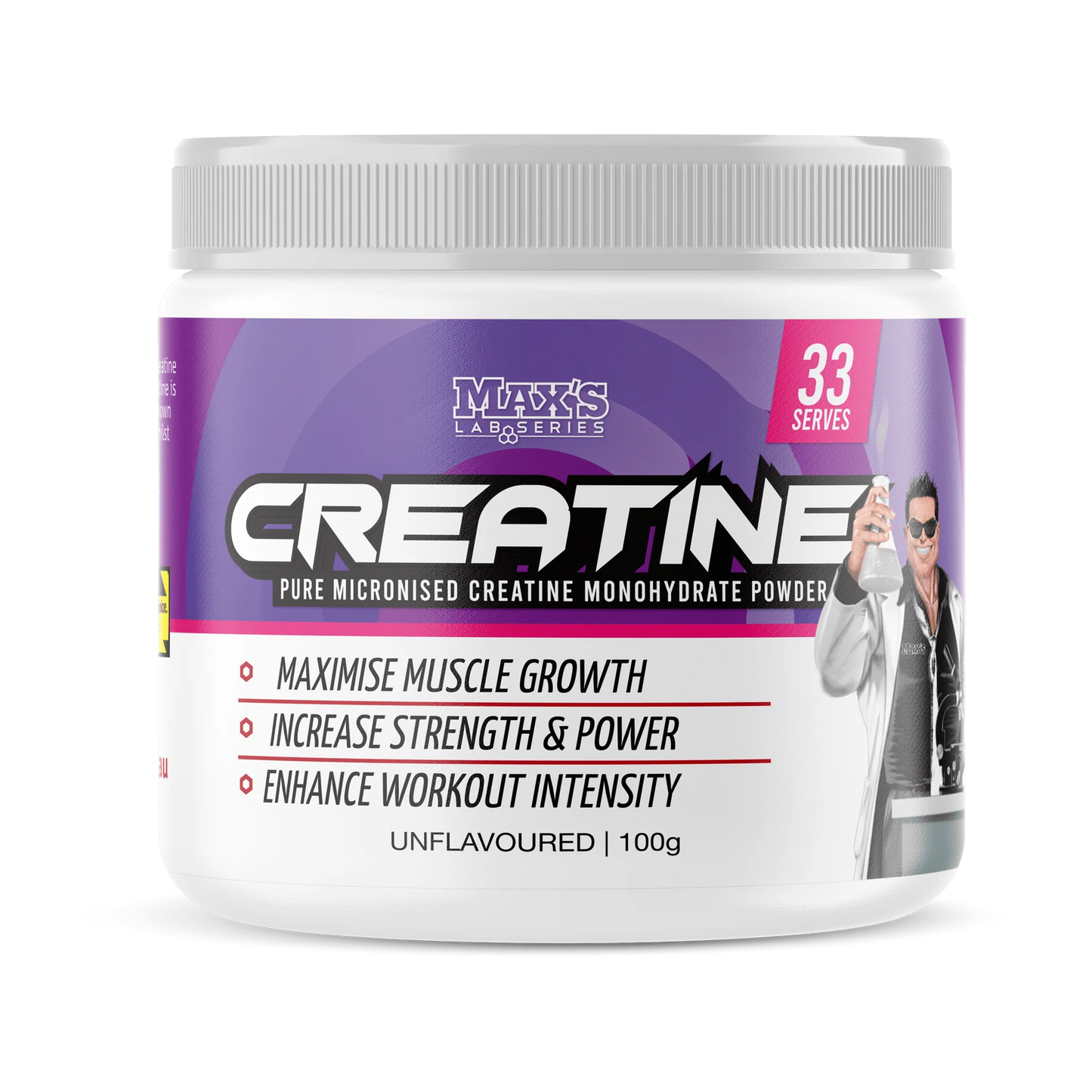 Max's Lab Series - Creatine Monohydrate Powder