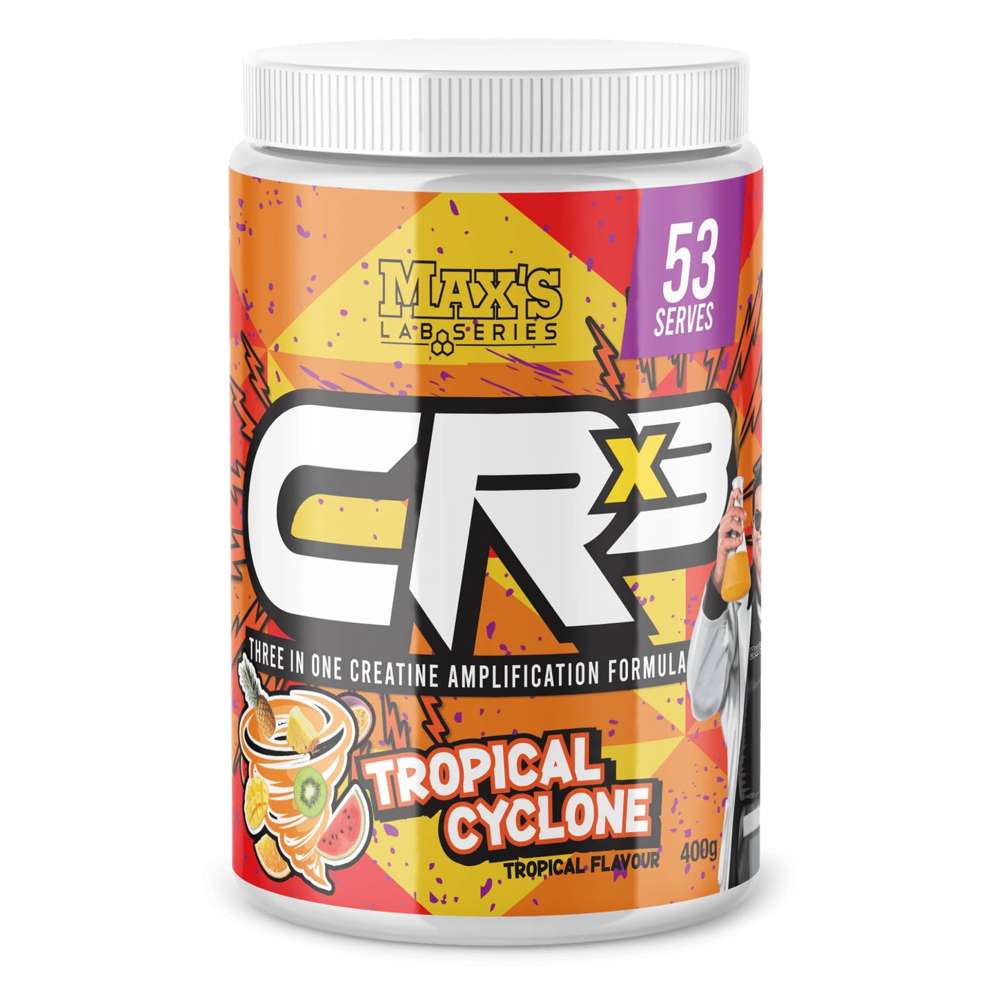 Max's Lab Series CRx3 Creatine Blend - 400g - 80 Serves