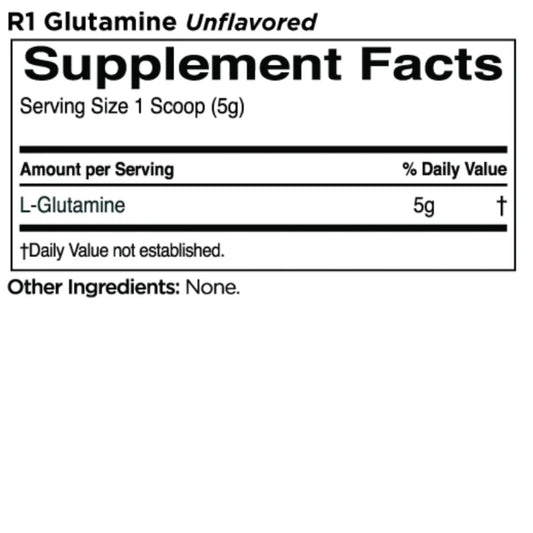 Rule 1 Glutamine - Post Workout Recovery - 750g - 150 Serves