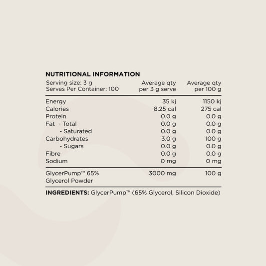 Switch Nutrition - Glycerol - 100 Serves