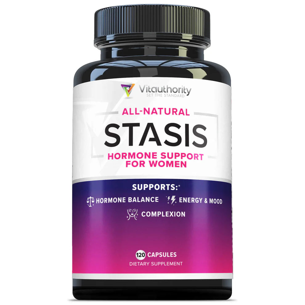 Stasis Hormone Support for Women by Vitauthority - 120 Capsules