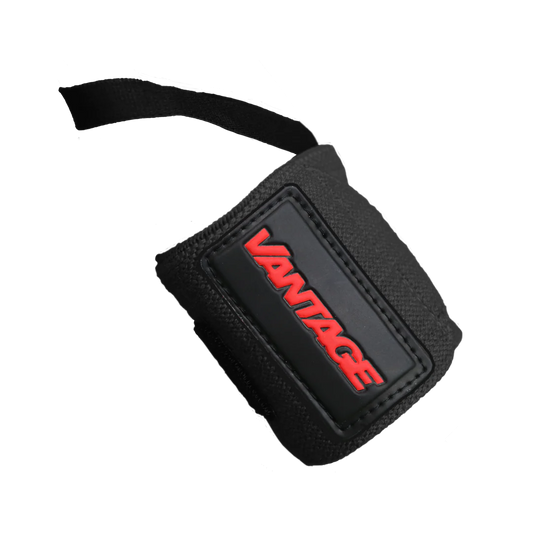 Vantage Strength - Wrist Wraps w/ Thumb Loop - Black