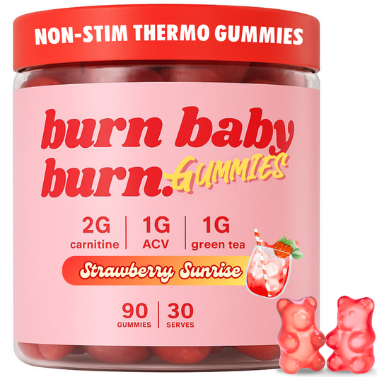 Burn Baby Burn - Non-stim Thermo Fat Burner Pre-workout Gummies by The Gummy Lab