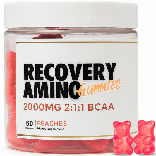 BCAA Gummies - 2:1:1 Branched Chain Amino Acids Peach Flavour