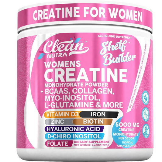 Clean Nutra Shelf Builder Women's Creatine Powder from USA