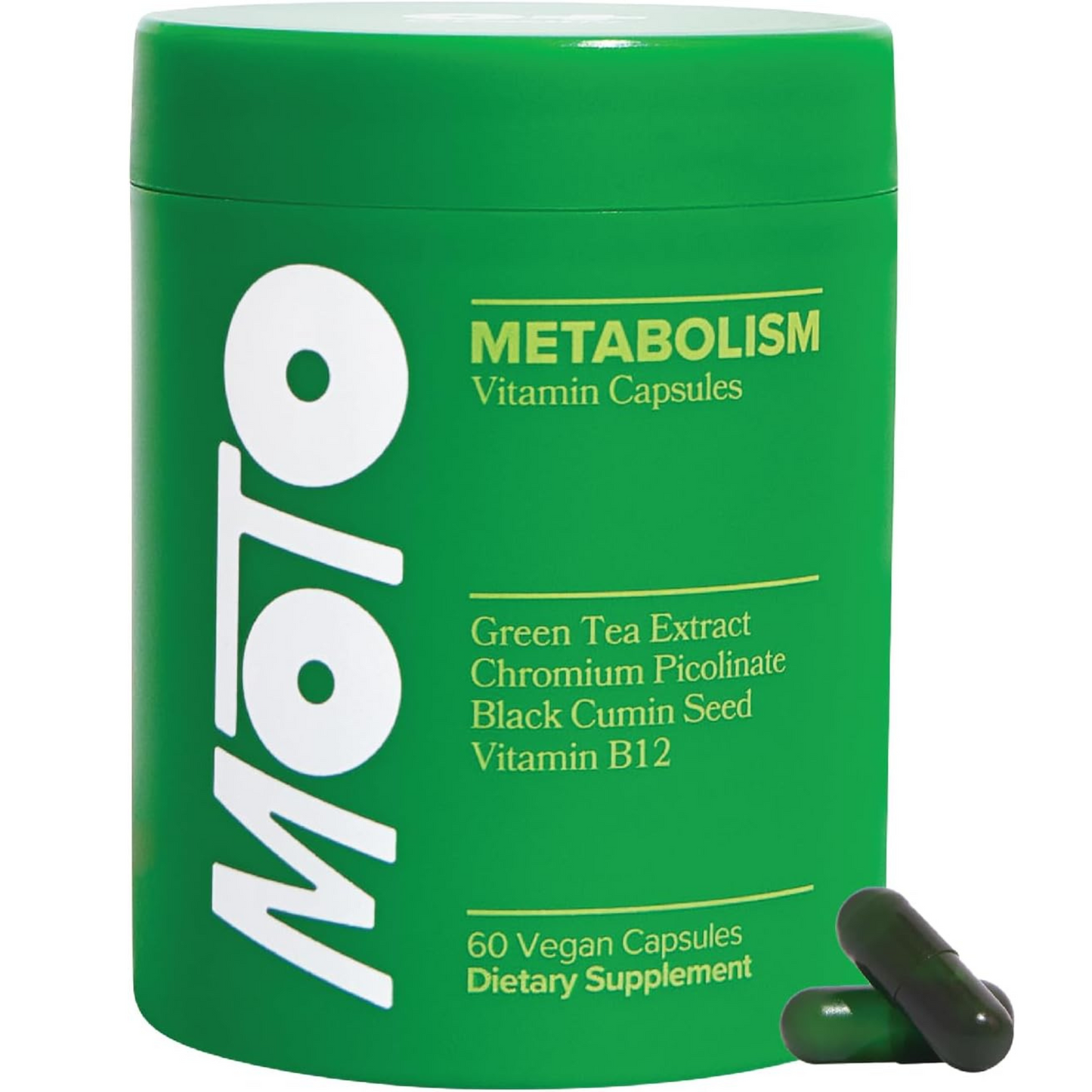 O Positiv Moto Women's Metabolism Support - Vegan Capsules, 30 Servings