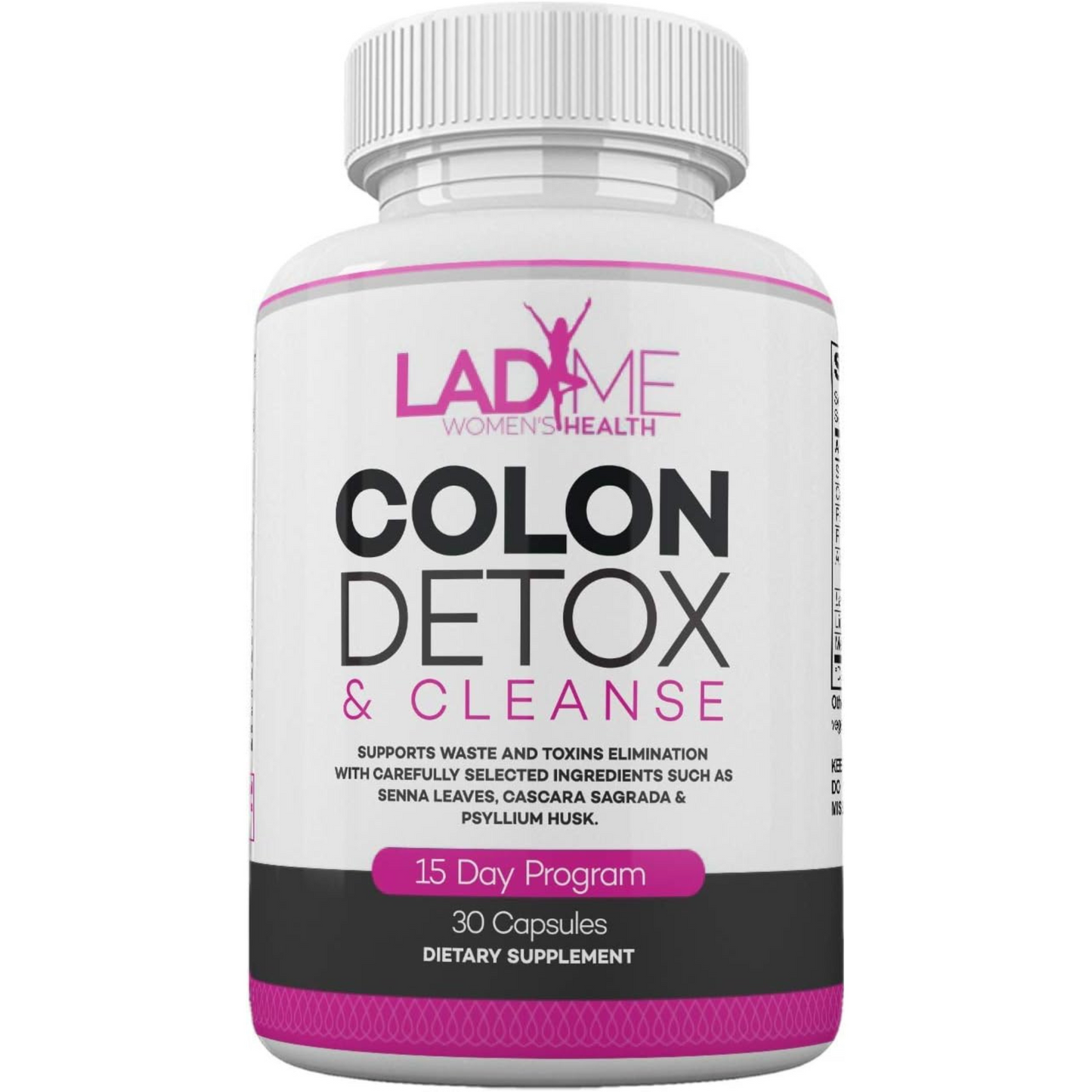 Pure Colon Cleanse & Detox 15 Day Program by Ladyme