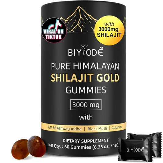 Biyode Pure Himalayan Shilajit Gummies Gold