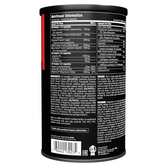 Animal STAK - Muscle Booster - Natural Hormone Booster Supplement - 21 Serves