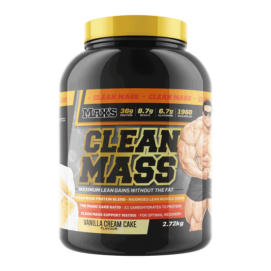 Max's Clean Mass Protein Powder - Premium Lean Gainer