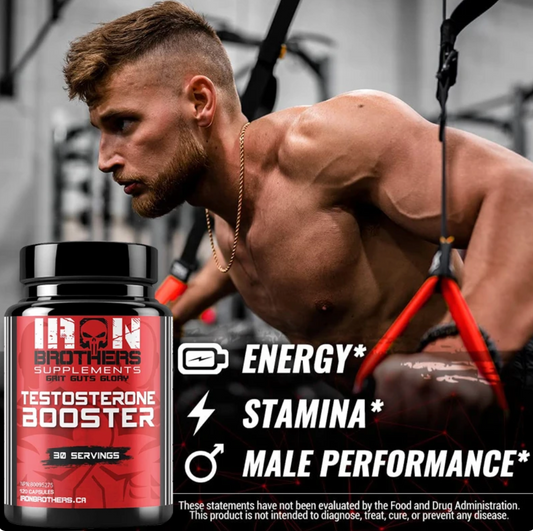 IRON BROTHERS - Testosterone Booster & Estrogen Blocker