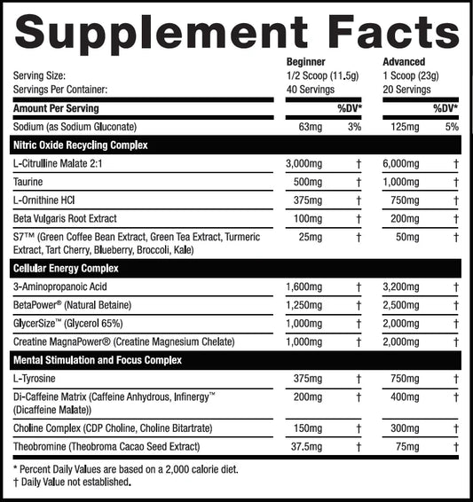 Muscle Sport - RHINO Black Series – Premium Pre-workout Forbidden Elixir : Forbidden Fruit - 460g (40 Serve)