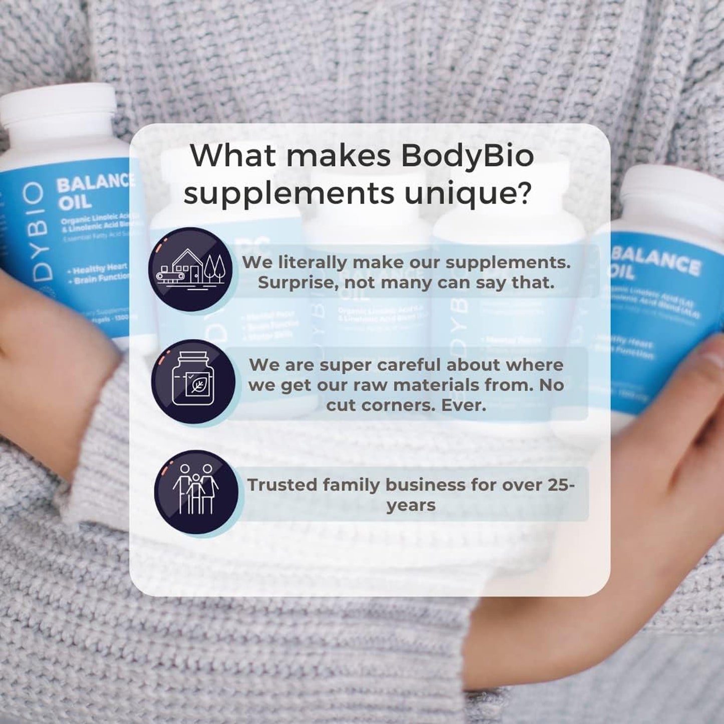 BodyBio Calm - Natural Stress Relief Blend with Rhodiola & More - 60 Capsules