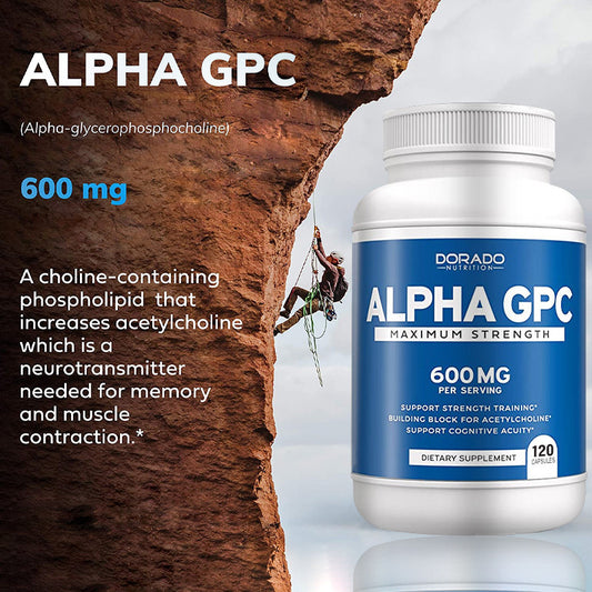 Alpha GPC Choline Capsules – Powerful Brain & Memory Support