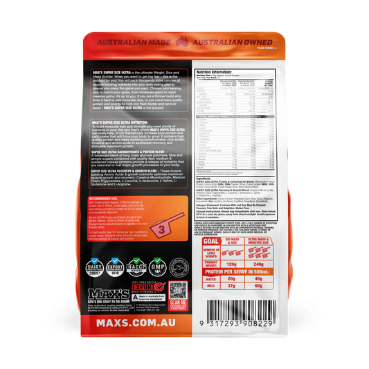 Max's - Supersize Ultra - Mass Gainer