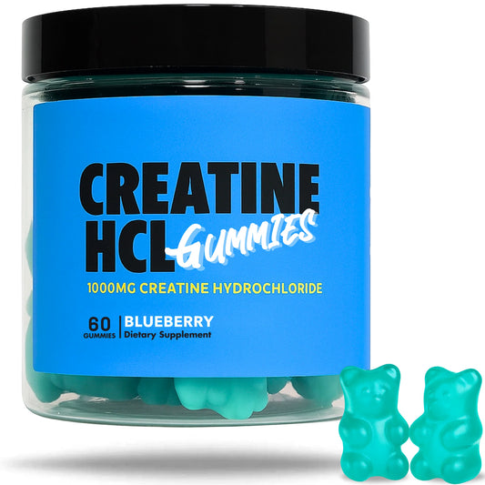 Creatine HCL Gummies 1000mg Creatine Hydrochloride Blueberry