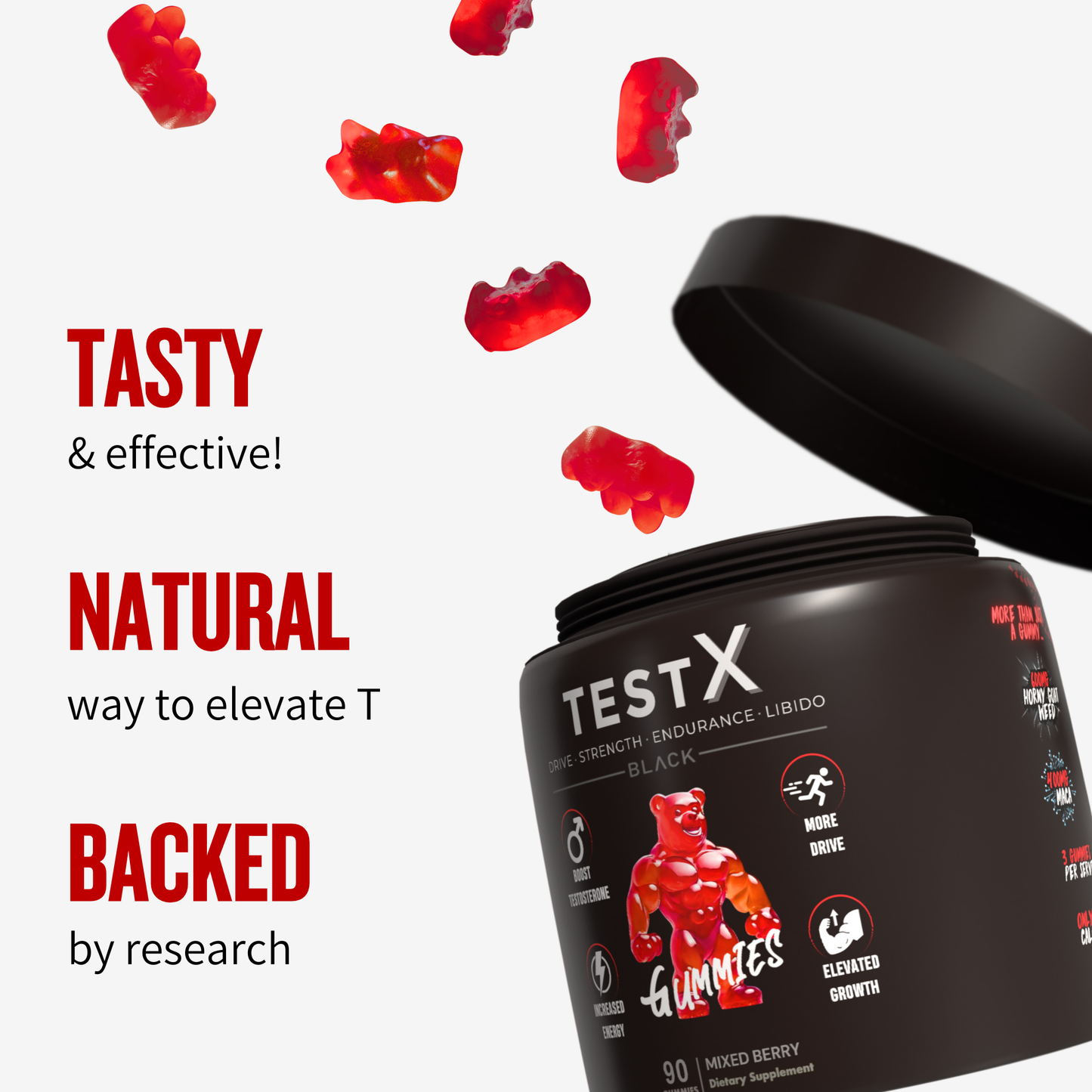 TestX Gummies Testosterone Booster