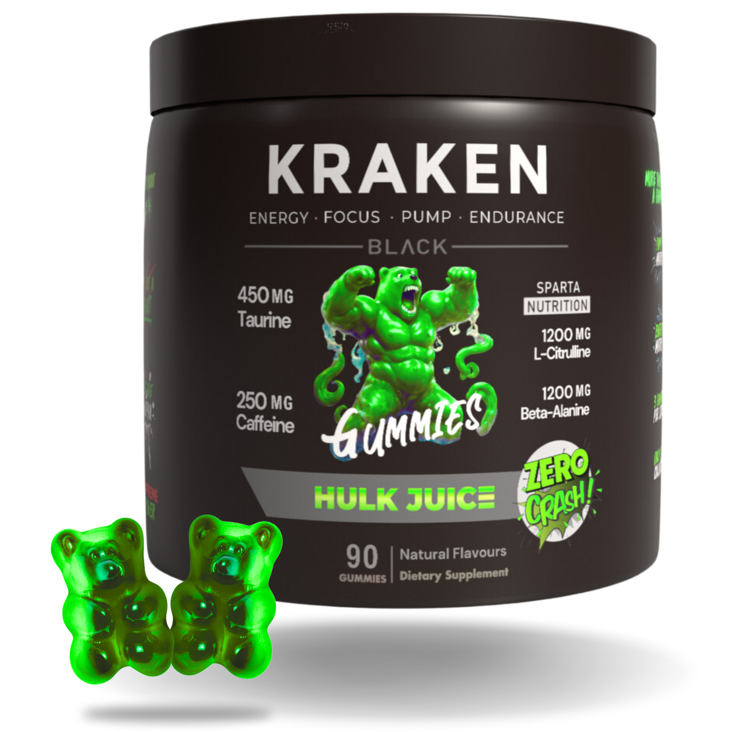 Kraken - Stim Pre Workout Gummies by The Gummy Lab