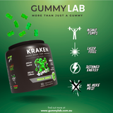 Kraken Stim Pre Workout Gummies by The Gummy Lab
