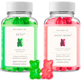 Day & Night Keto Support Stack – Apple & Raspberry Gummies for Daily & Evening Use