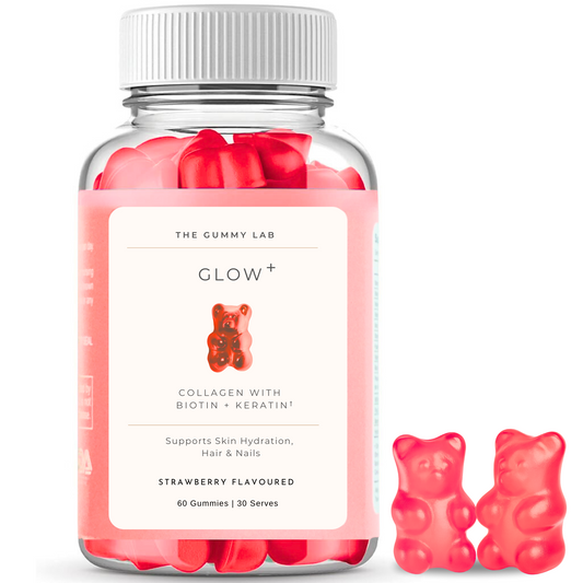 Glow+ Collagen Gummies - Skin & Hair Support by The Gummy Lab