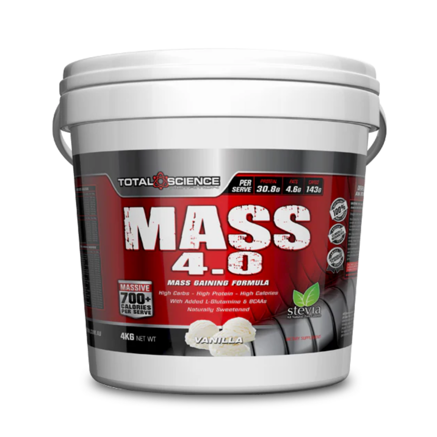 Total Science - Mass 4.0 - Weight & Muscle Gainer - 4kg