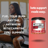 L-Carnitine Gummies 1000mg Peach, 30 Serves by The Gummy Lab