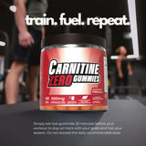 L-Carnitine Gummies 1000mg Peach, 30 Serves by The Gummy Lab