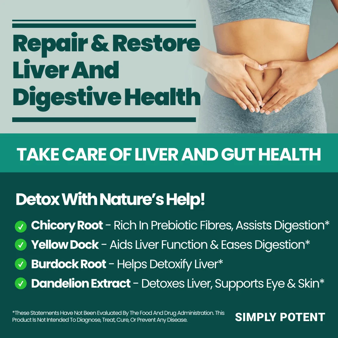 Simply Potent - Liver Detox - 60 Capsules