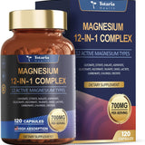 Totaria - Magnesium 12 in 1 Complex 700mg - Glycinate, Citrate, Malate, Taurate 120 Capsules