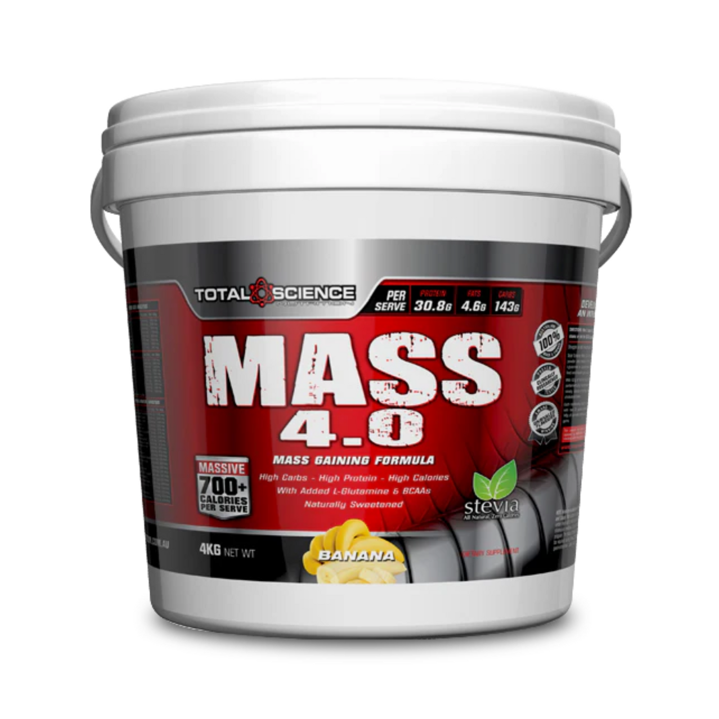 Total Science - Mass 4.0 - Weight & Muscle Gainer - 4kg