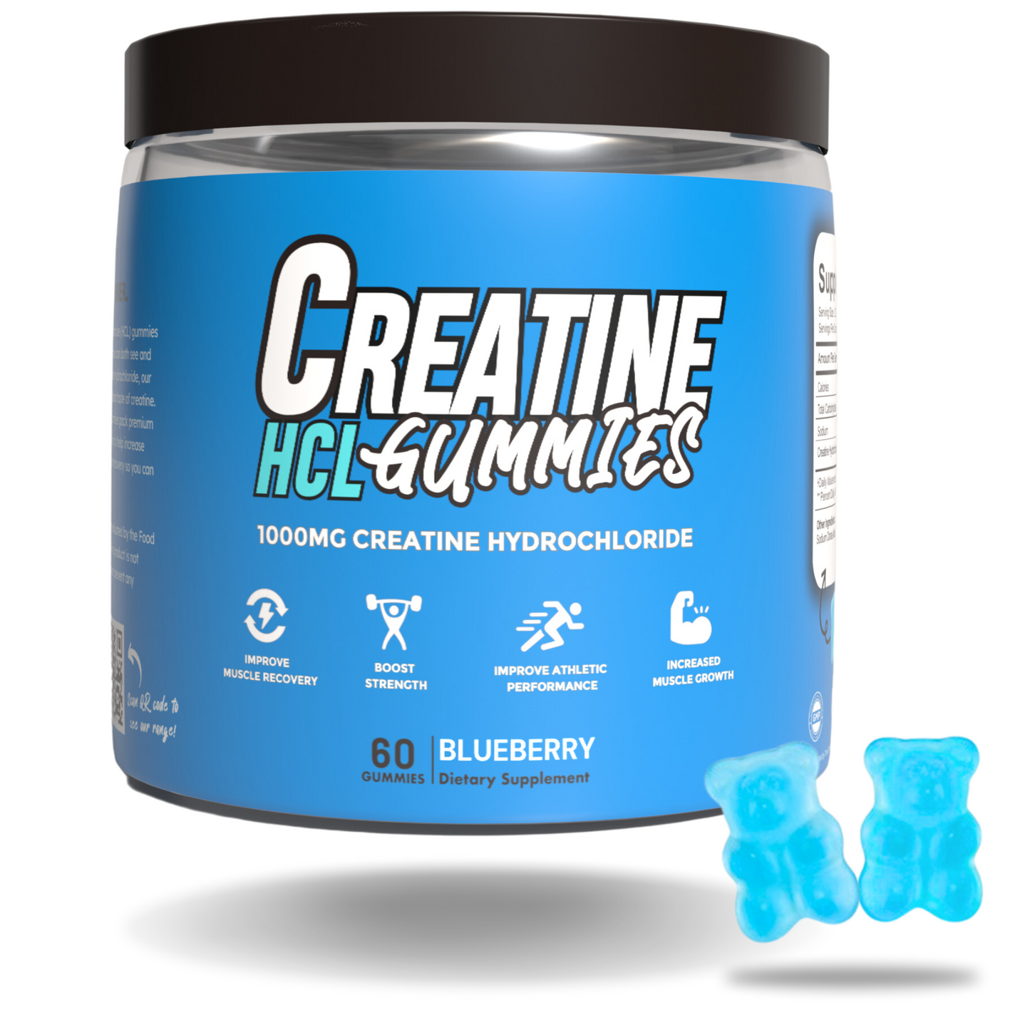 Creatine HCL Gummies Blueberry Flavour