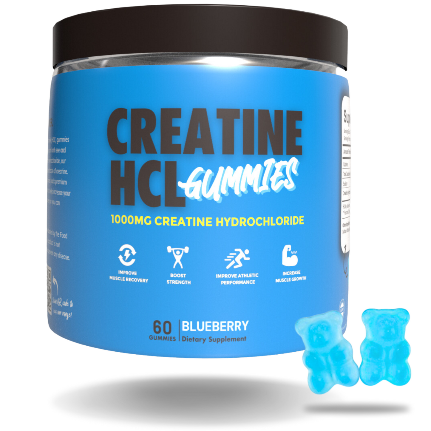 Creatine HCL Gummies Blueberry Flavour