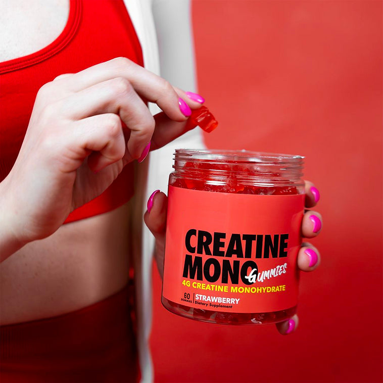 Creatine Monohydrate Gummies - Strawberry 60 Pieces