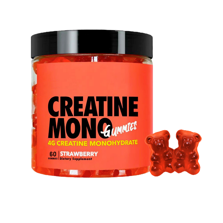 Creatine Monohydrate Gummies - Strawberry 60 Pieces